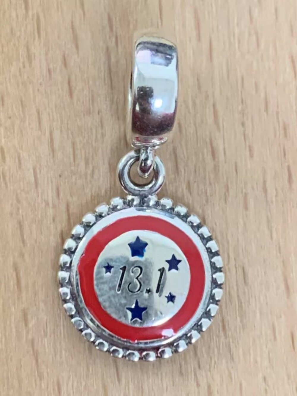 Pandora Marathon 13.1km Exclusive Charm, S925 Silver Jewelry Bracelets